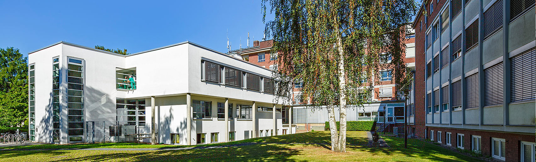 Das Maria-Hilf-Krankenhaus in Bergheim